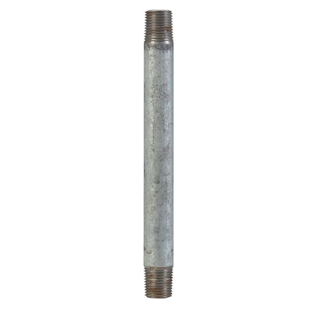 Seminole Anvil 1/8 in. MPT Galvanized Steel 4 in. L Nipple 8700147104